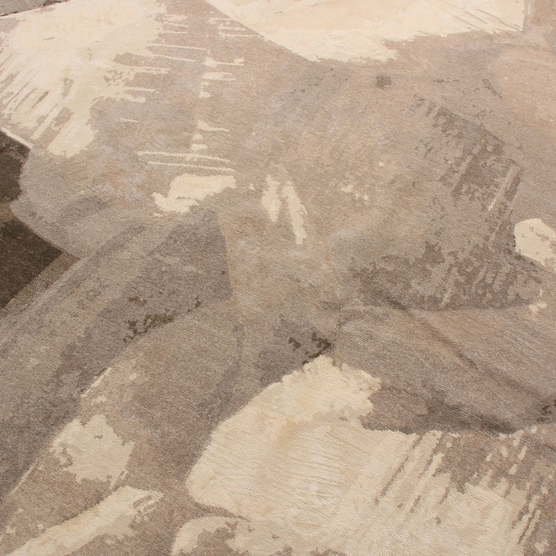 One-of-a-Kind 9' X 9'8" Hand Knotted Area Rug