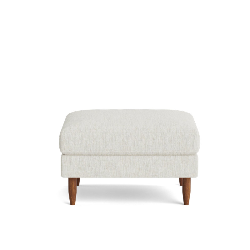 Skinny Fat Ottoman, Performance Weave - Snow