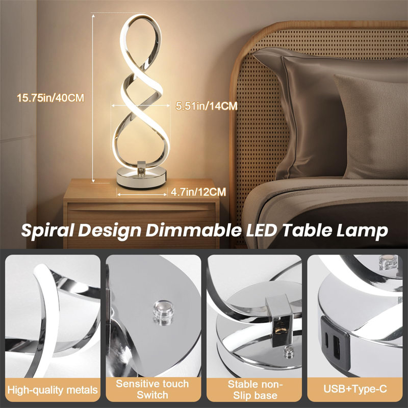 Stainless Steel Table Lamp