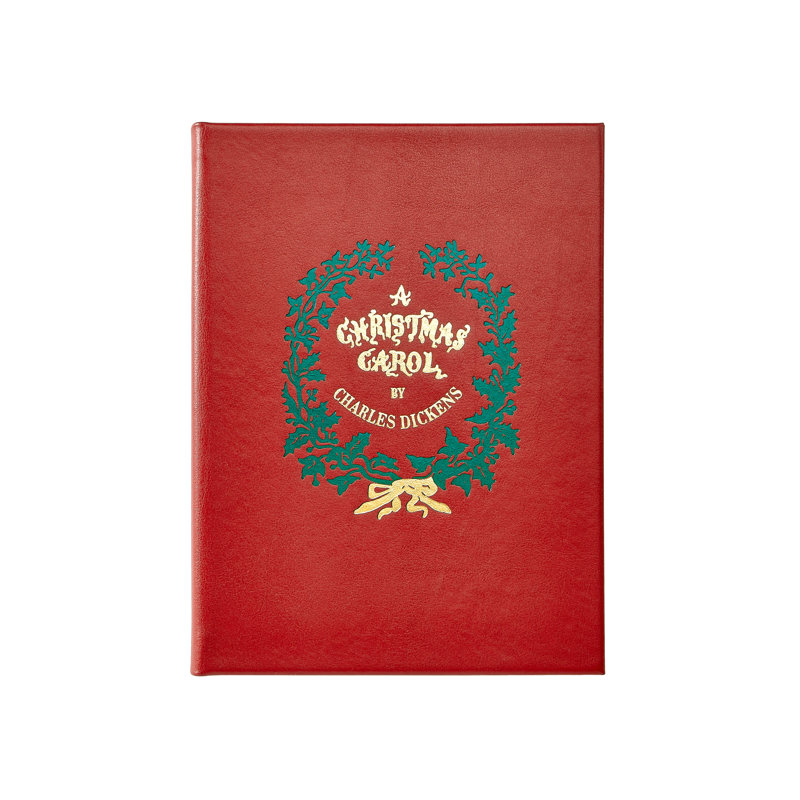 Un livre de Noël en cuir