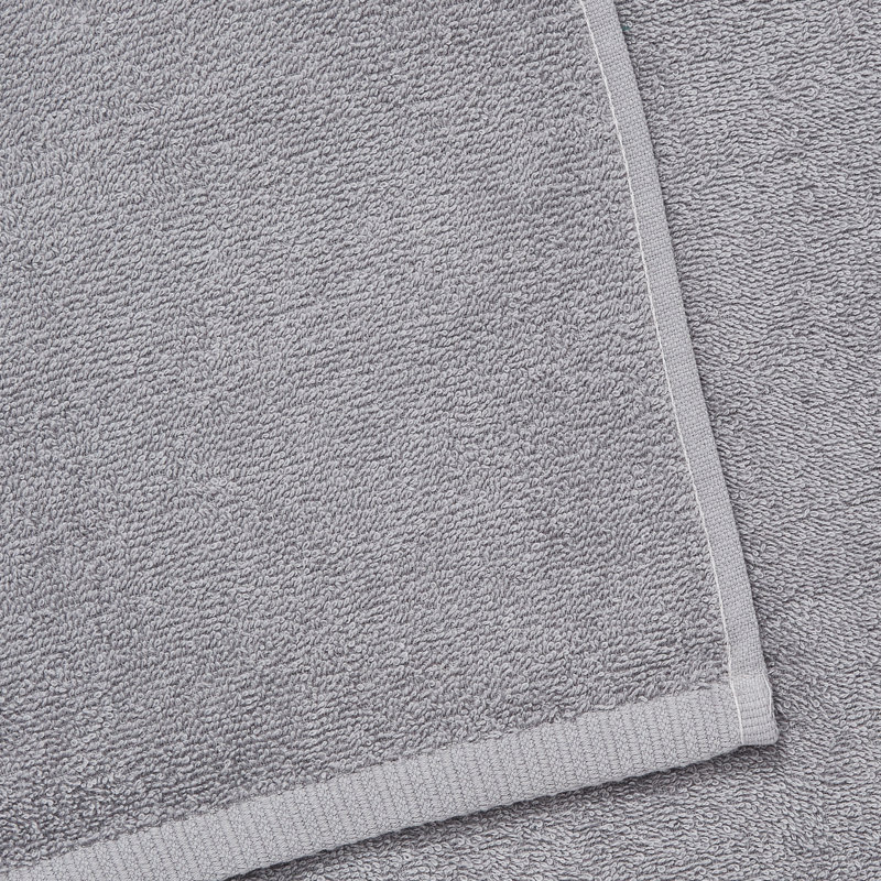 Quick Dry Cotton 8 Piece Towel Set, Grey