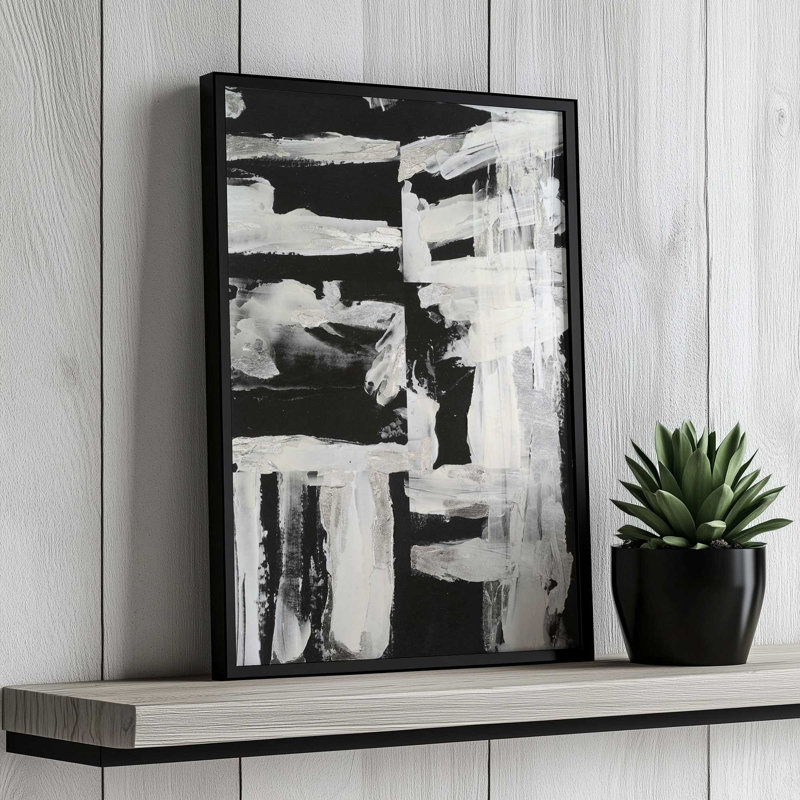 «Structural Dissonance II» par Melissa Wang, reproduction d'art, H 12 po x l 8 po, Argent argent