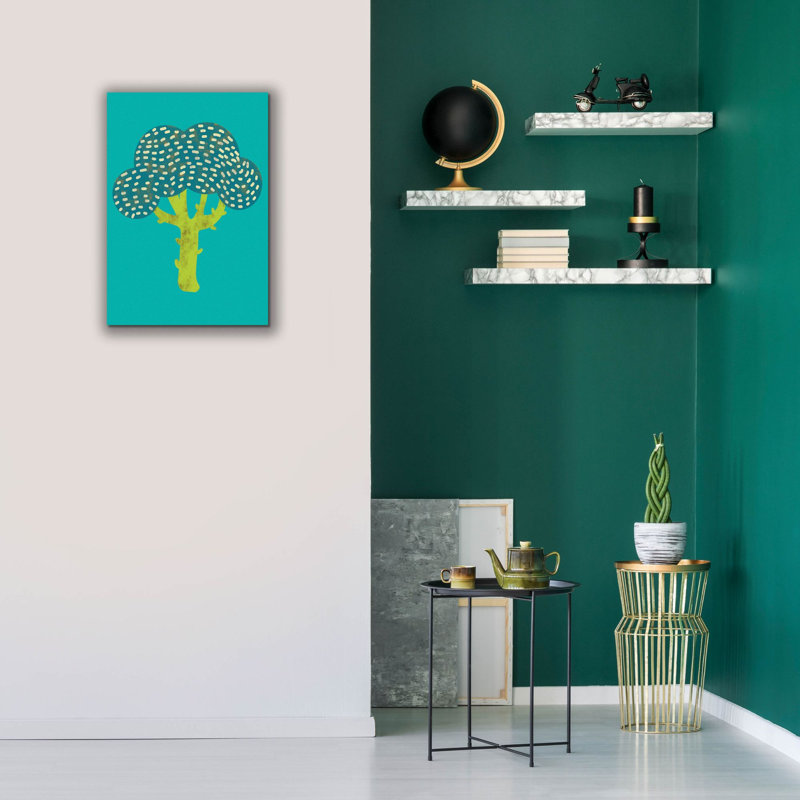  «Veggie Party 3» par Chariklia Zarris, art mural sur toile, 18 po x 26 po, H 26 po x l 18 po