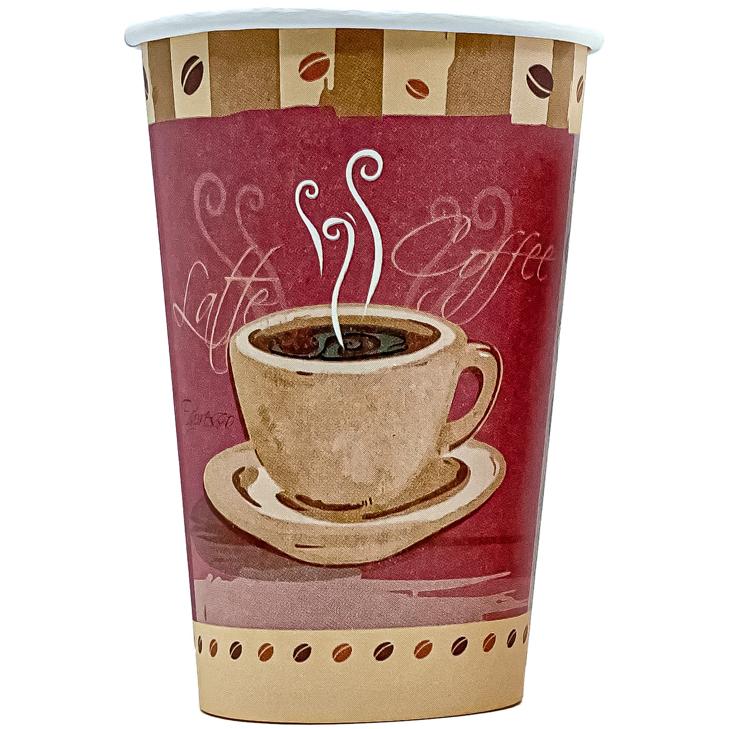NicoleFantiniCollection 16 tasses de thé et café jetables de 16 oz en  papier coloré - Wayfair Canada