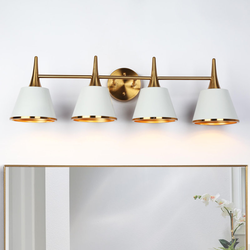 Kennesaw Dimmable Bathroom Modern Vanity Light, 4 Lights