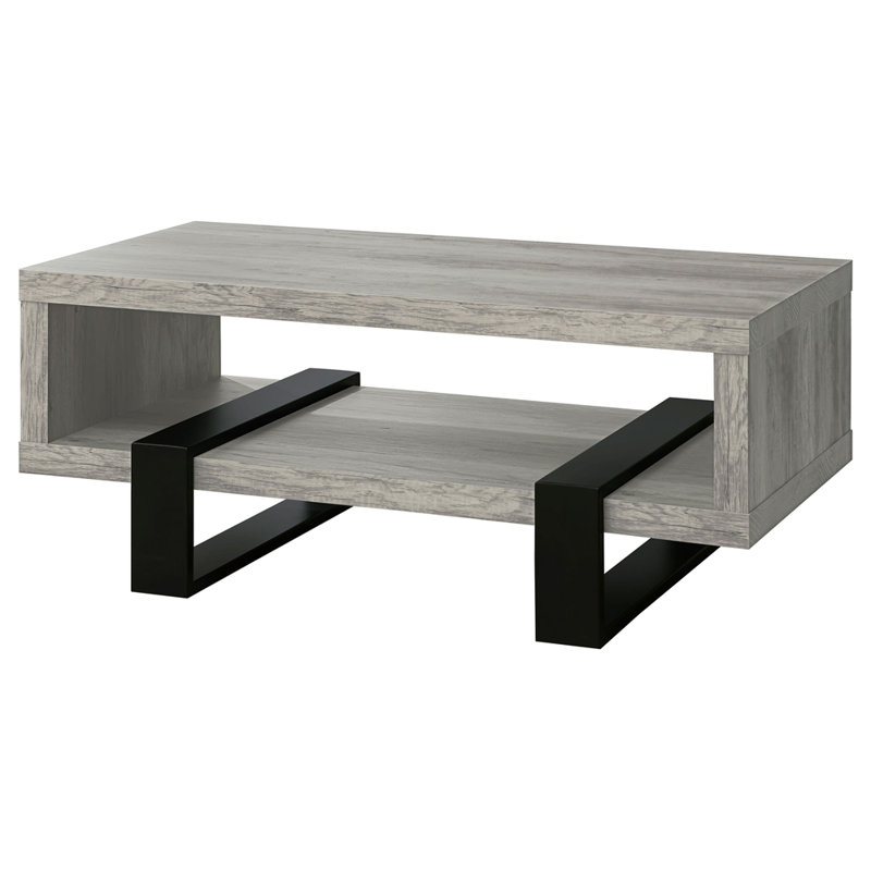 Table basse à 1 tablette Grey Driftwood