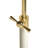 Maxime 62'' Antique White Task Floor Lamp