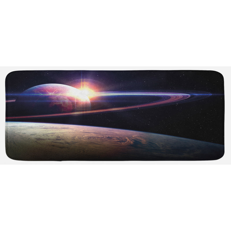 Tapis de cuisine galaxy