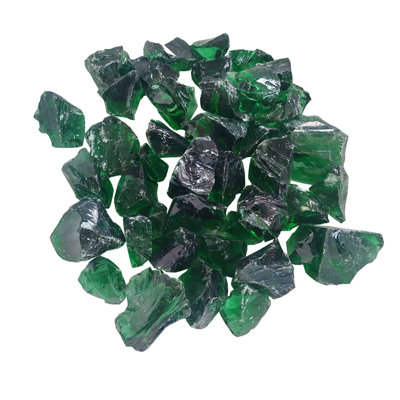 50-100mm Landscape Recycled Glass in Emerald Green