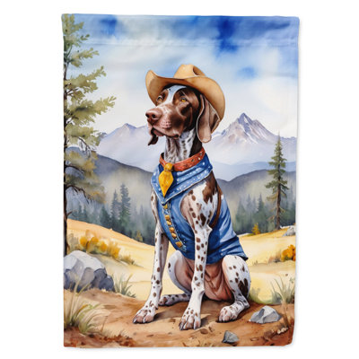 Cowboy Welcome House Flag