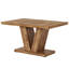 Table de salle à manger 47,24 po noyer brun-1543381095