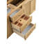 Laurent 72" Double Vanity, Light Natural Oak W/FreePower Wireless Charger-317726710-317726711