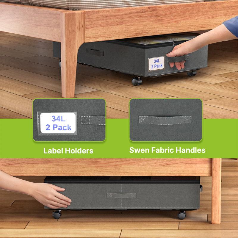Rebrilliant Fabric Underbed Storage