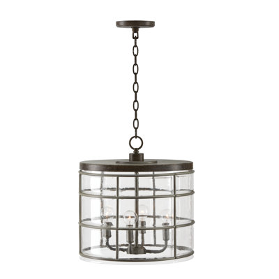 Lustre tambour 4 lumières Colby