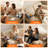 Rotating Couch Armrest Table, Adjustable Sofa Arm Clip Holder Tray, Large Foldable Stable Sofa Table With Reinforced Clamp, (Brown)-1979812450