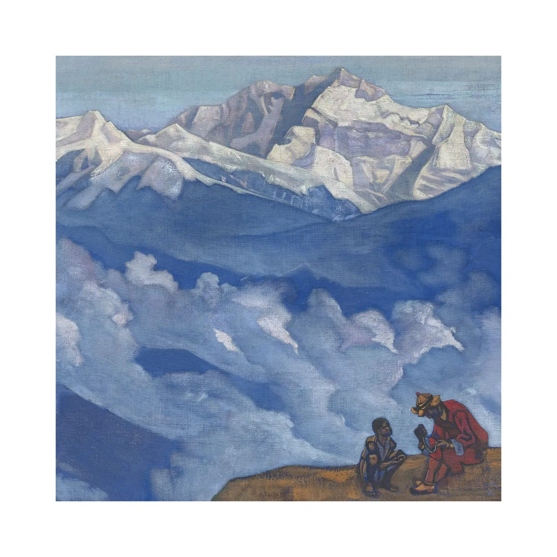 Pearl Of Searching, 'His Country' Series, 1924 by Nicholas Roerich - Wrapped Canvas Gallery-Wrapped Canvas Giclée