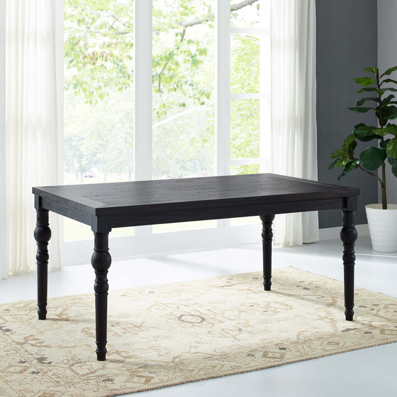 Table de salle à manger, noir (table seulement)