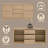 Kasem Oak Finish Server