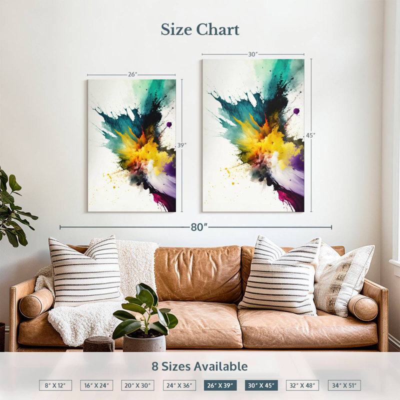 Avery Chromatic Chaos, 39" H x 26" W