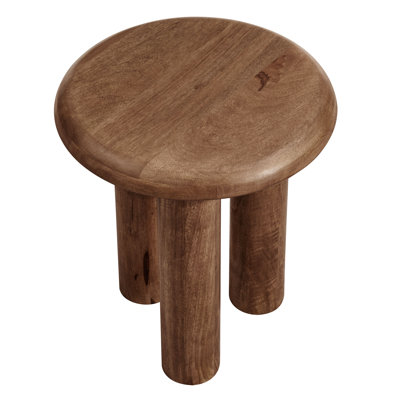 Table d'appoint en bois de manguier Mavina