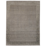 Tapis gris clair noué à la main Onsted