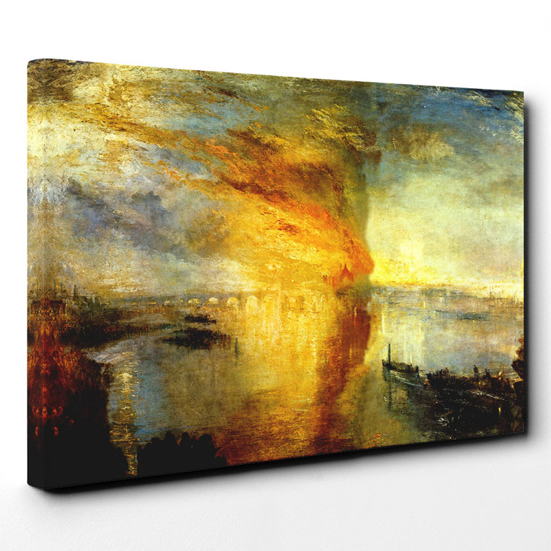 J.M.W. Turner - Wrapped Canvas Painting, 70cm H x 100cm W