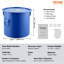 Carbon Steel Clips Kitchen Trash Can - 37.9L