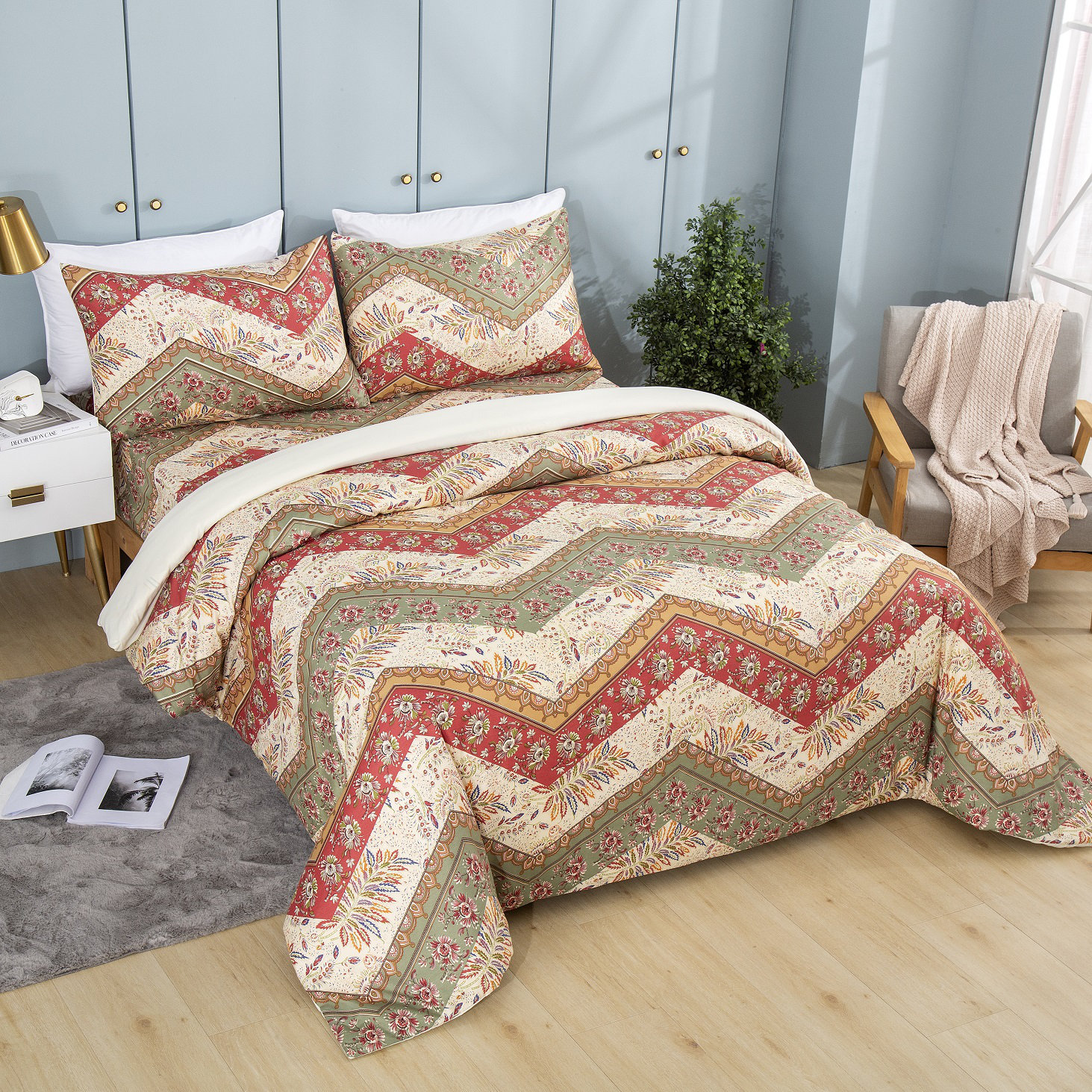 King Bed Tacita Duvet Cover Set