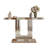 Yentrax Mirrored Glass Console Table Entryway Table, Silver Hallway Table U Design   , Contains only one table