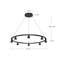 8 - Light Statement Wagon Wheel LED Chandelier-64113361
