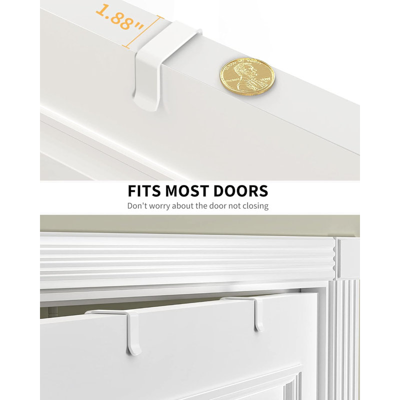 Door Spice Rack with Adjustable Racks
