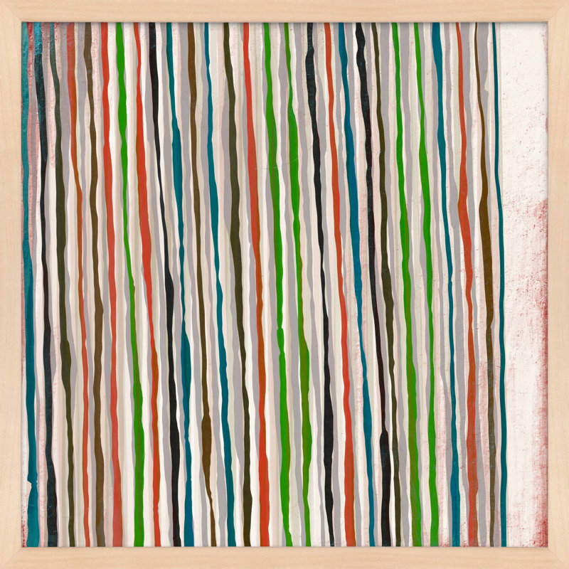 Untitled Linework Framed by Marco Marella For Studio M Print, Maple Paper Framed, 44" H x 44" W