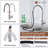 mondawe Pull Down Kitchen Faucet-71097882