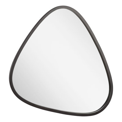 Platt 30-3/4" x 33-1/4" Asymmetrical Framed Bathroom Mirror