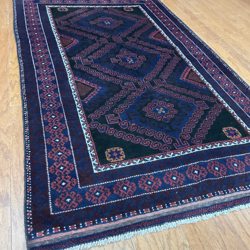 Tapis en laine Balouchi fait à la main