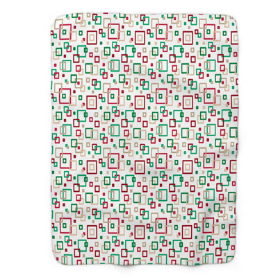Couverture géométrique 1 pièce Sherpa Premium 0165