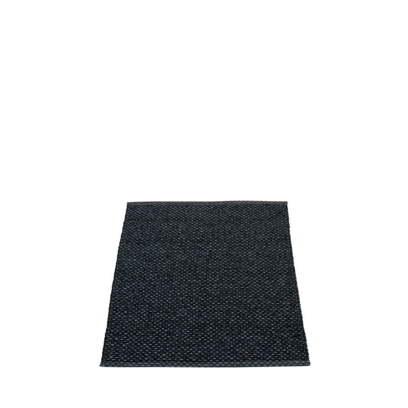 Svea Black Rug, Black, Rectangle 2'3" x 3'