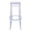 Dunminning 29.5" Modern Clear Acrylic Bar Stool, Transparent Ghost Stool for Kitchen Island & Backless Pub Height Seat-1575726787