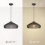 Luminaire suspendu 1 lumière noir-1944952597