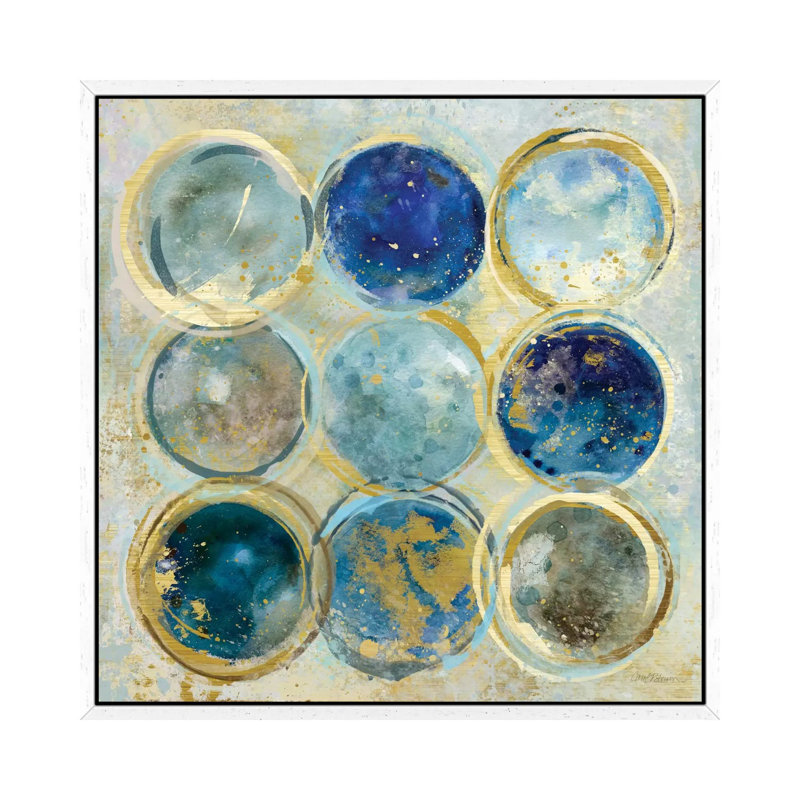 Alignment II by Carol Robinson - Print on Canvas, White Framed Canvas, 45.72 cm H x 45.72 cm W