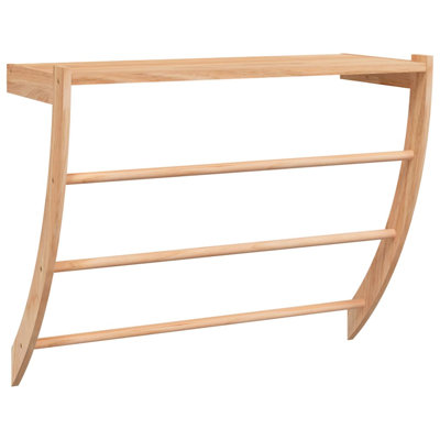 Dyami Wood Wall Towel Rack