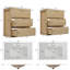 Ensemble de meuble-lavabo double 60 po-71138335