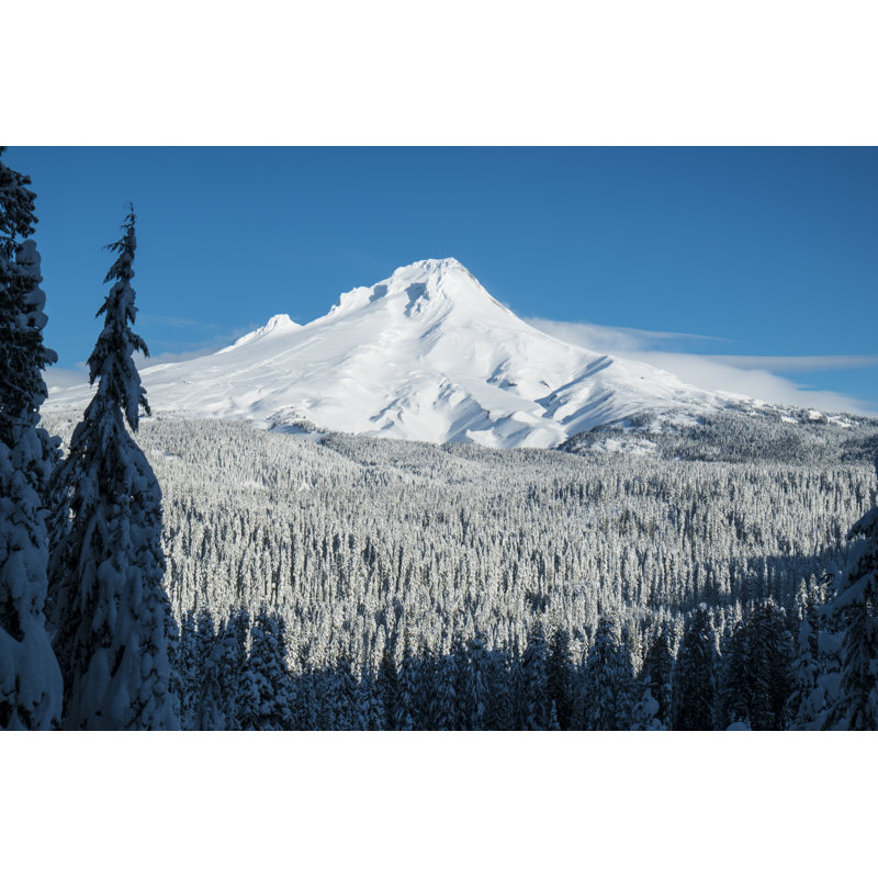 Mont Hood, hiver, Oregon par Robertcrum, L 12 po x H 8 po