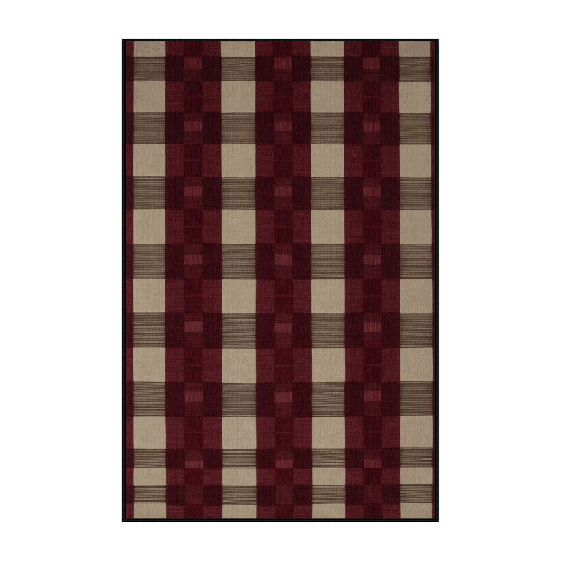 Tapis botanique lavable à la machine, Rectangle 8 pi x 10 pi
