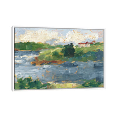 " Lakeside Cottages IV " by Ethan Harper
