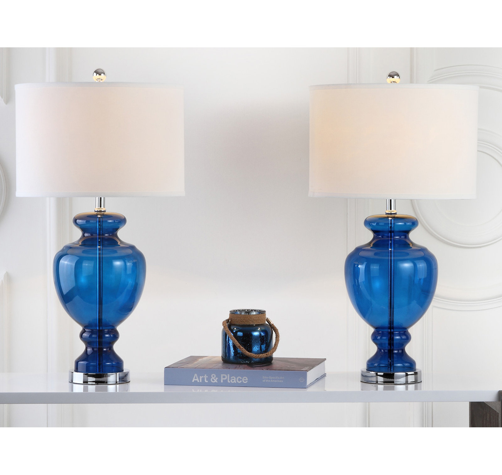 Briggs Table Lamp, 2, Navy
