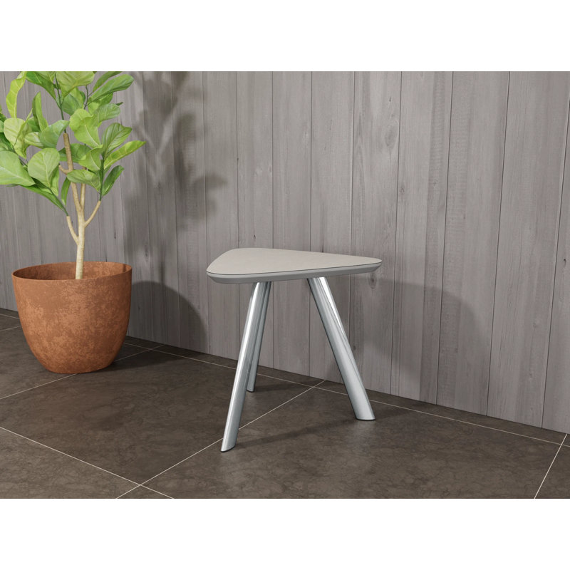 Table de bout Willow Lounge, Chrome, Sergé sarrasin