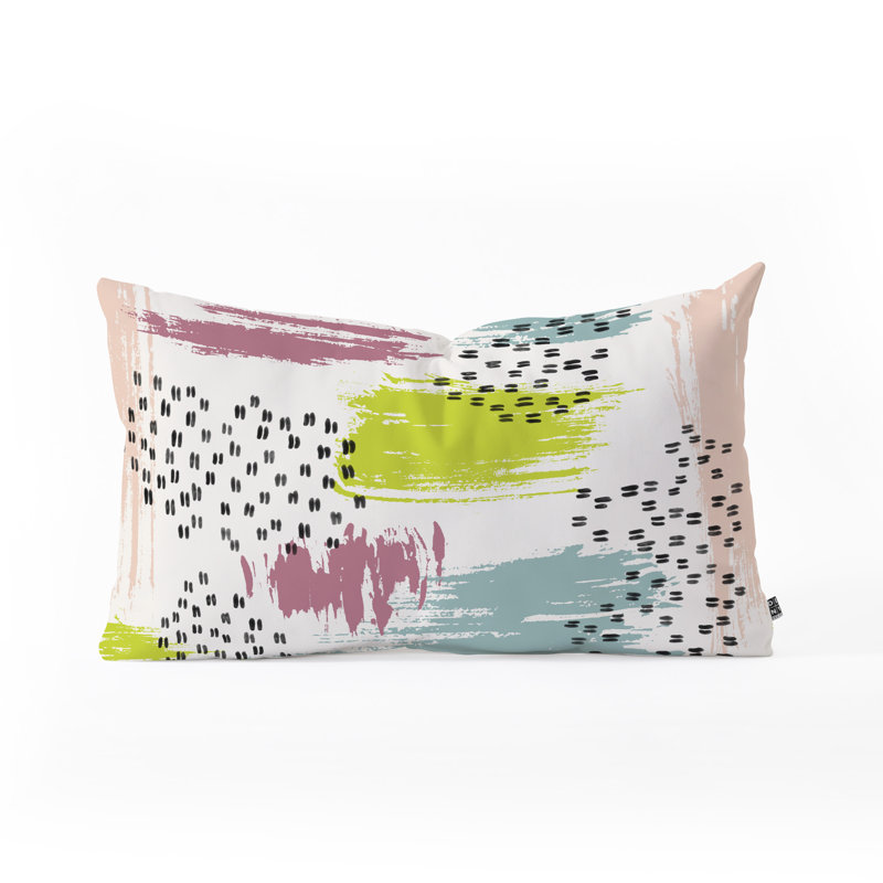 Coussin lombaire intérieur/extérieur à marques géométriques susanne kasielke
