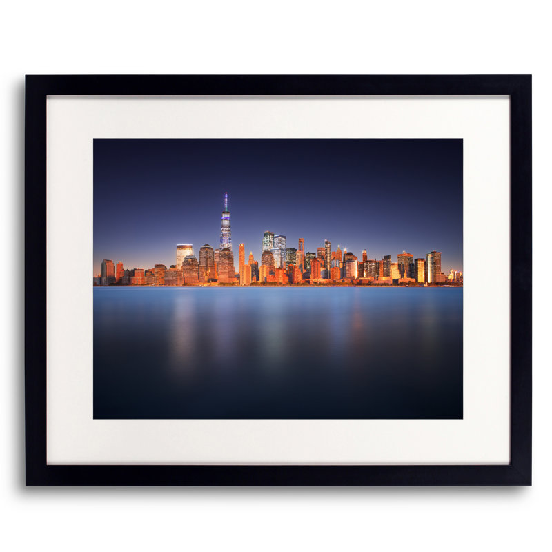 Skyline New York Timelapse Print by Frank Peters, 24" H x 30" W