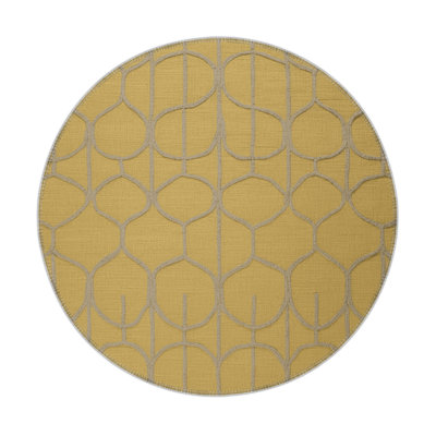 Tapis brun intérieur et extérieur Trellis